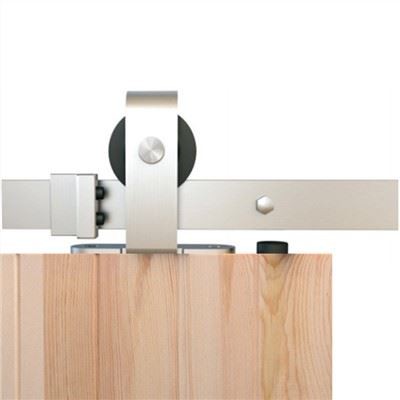 Satin Nickel Barn Door Kits